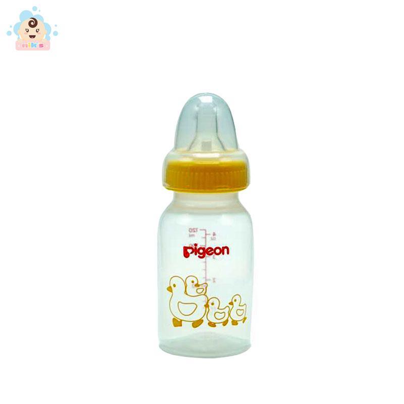 Bình Sữa PP Tiêu Chuẩn Hình Vịt Pigeon 120ml