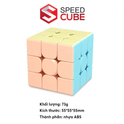 Rubik 3x3 Giá Rẻ Moyu Meilong 3 Macaron chính Hãng Moyu - Shop Speed Cube