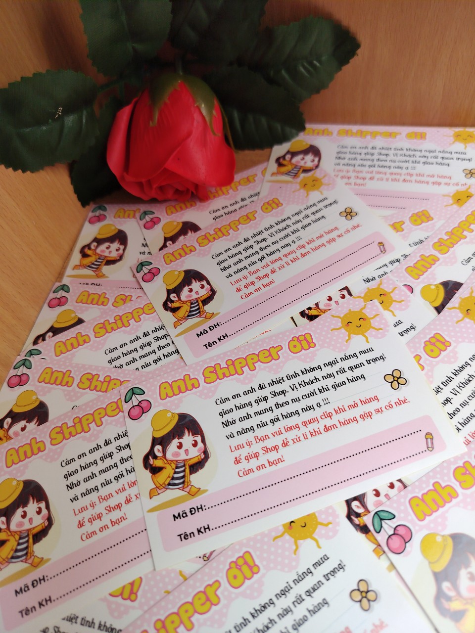 [HCM]combo 100 Tem dán cảm ơn shipper NHÃN CÁM ƠN SHIPPER-MẪU 9