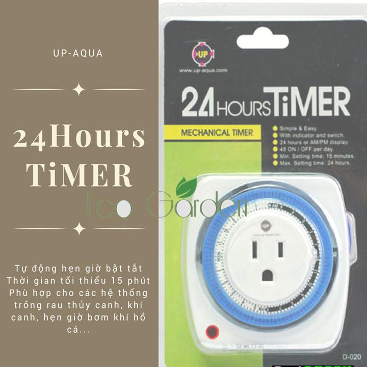 Timer cơ, timer hẹn giờ UP AQUA chuyên dùng cho thủy canh, cá cảnh