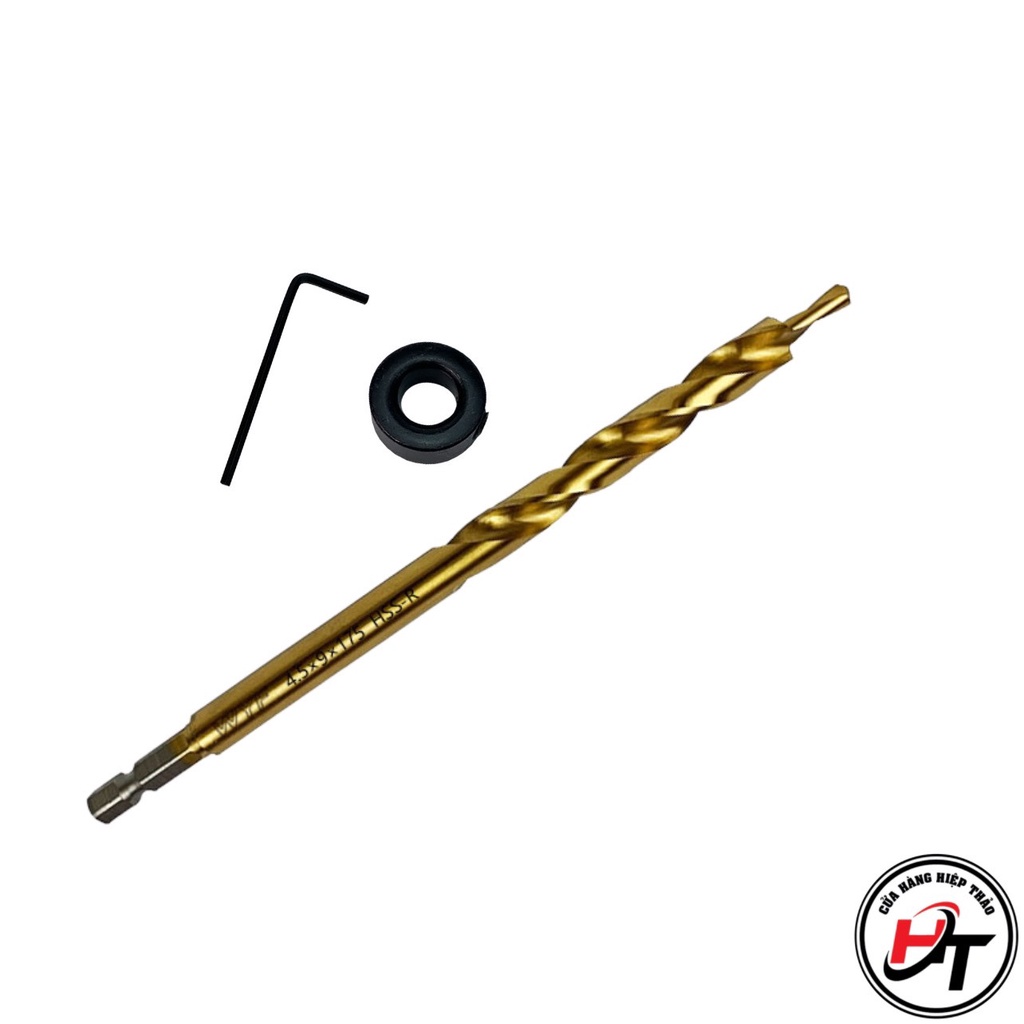 Mũi khoan chéo gỗ dùng cho bộ cữ khoan xiên 9 mm và 9,5 mm loại tốt MKC