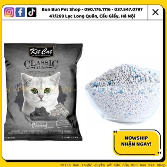 [CHÍNH HÃNG] CÁT VỆ SINH KITCAT ĐẤT SÉT 10L~7KG CHO MÈO