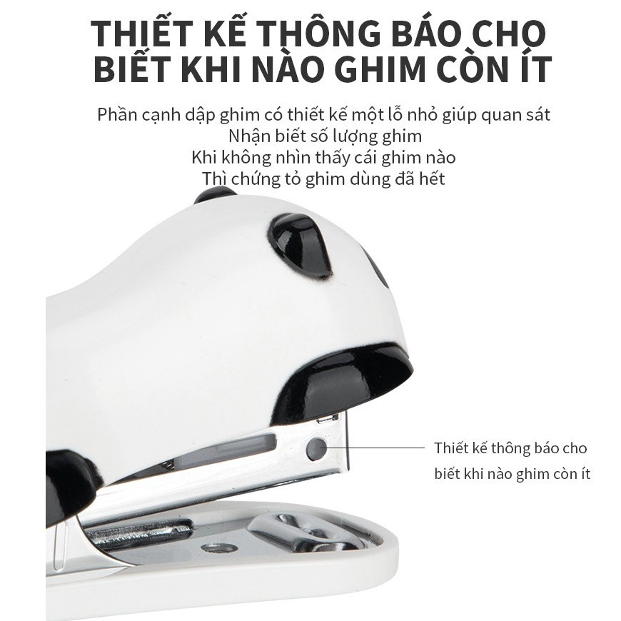 Máy bấm kim số 10 mini Deli 0452 / 0453 (tặng 01 Hộp kim bấm)