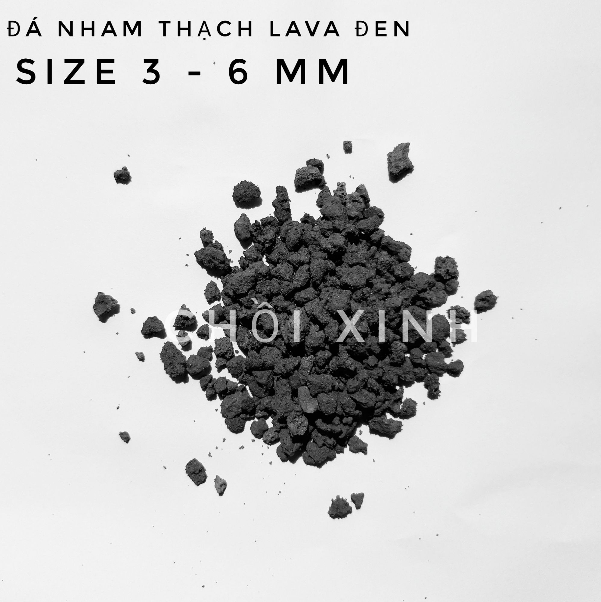 1kg Đá nham thạch Lava Đen