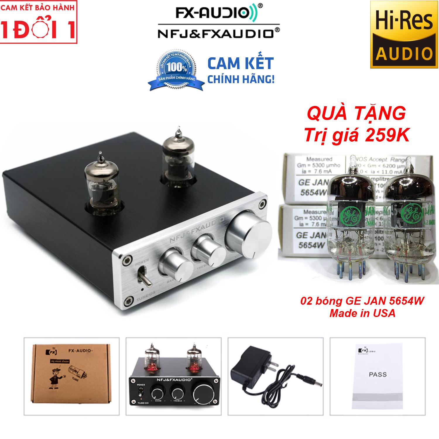 FX Audio TUBE-03 Tube Preamplifier Bóng GE JAN 5654W Mỹ
