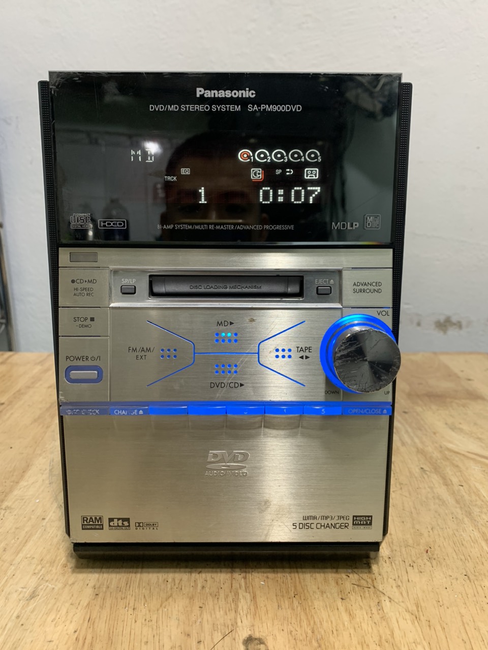 Panasonic DVD/MD カセット STEREO SA-PM900DVD 概要 DVD／MDステレオシステム SC-PM900DVD | ミニコンポ