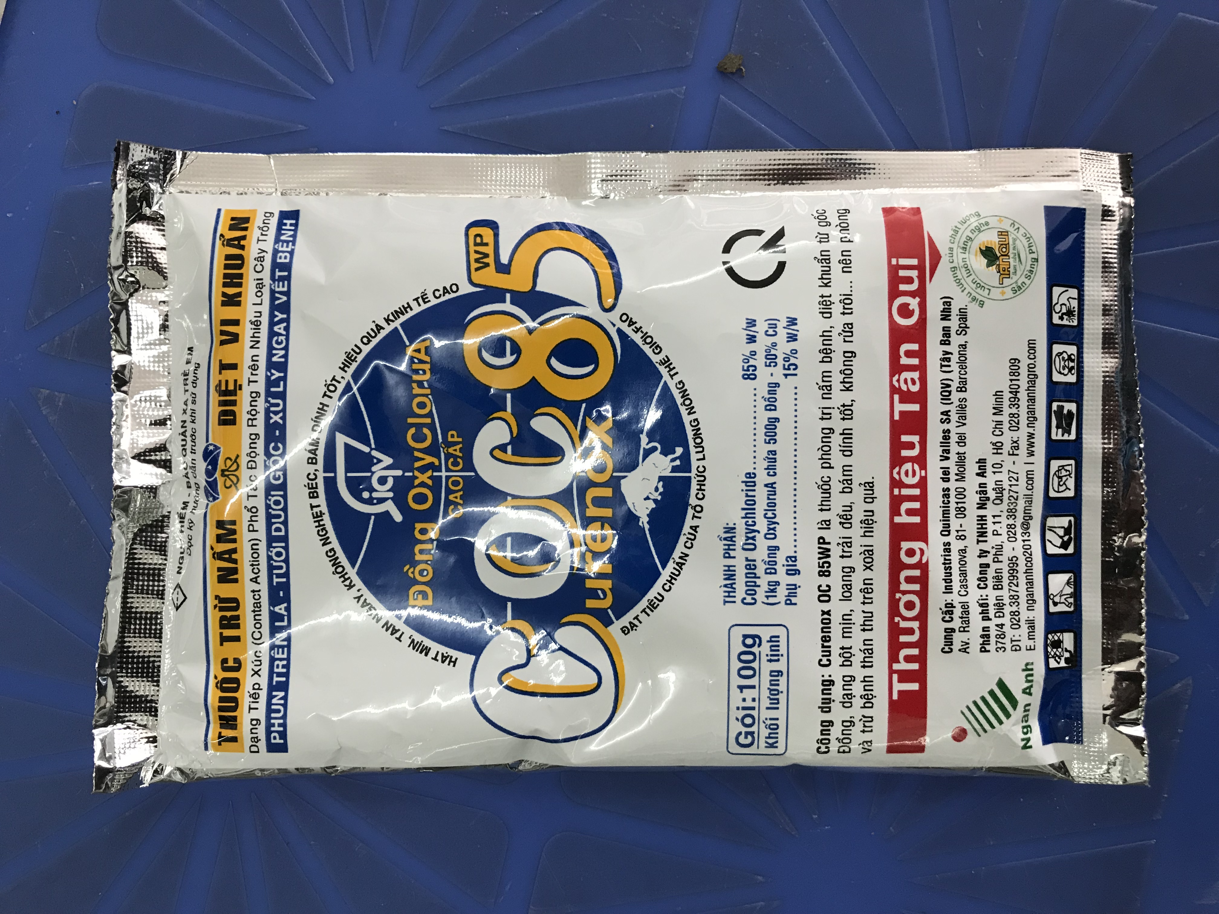 Bộ 5 gói Trừ bệnh mai vàng COC 85WP 20gram