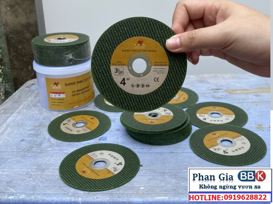 Đá Cắt Sắt, Thép 100mm SUPER chất lượng tốt