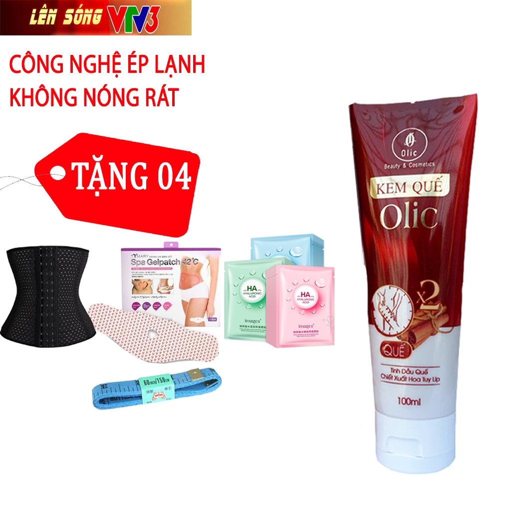 Kem tan mỡ bụng quế olic - giảm mỡ hiệu quả