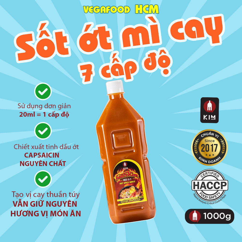 SỐT ỚT TẠO CẤP ĐỘ MÌ CAY HÀN QUỐC SAUCEKIM