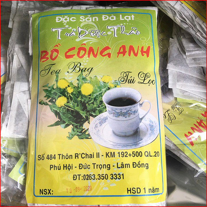 Trà bồ công anh túi lọc 72 túi lọc-Đặc sản Đà Lạt Combo 2 gói