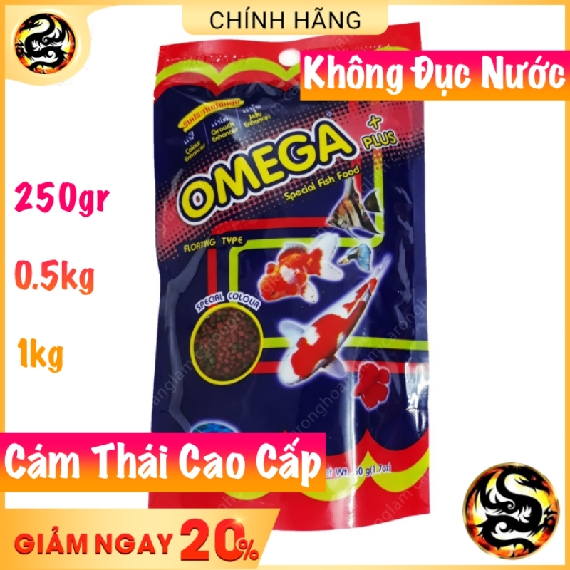 Thức Ăn Cho Cá Cám Thái Cao Cấp Omega SANKO Túi 0,5kg Cho Cá Koi, Cá Ba Đuôi, Cá Vàng | Hoàng Lam Arowana