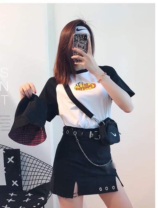 [HCM]Chân váy ulzzang girl kèm chain cực chất