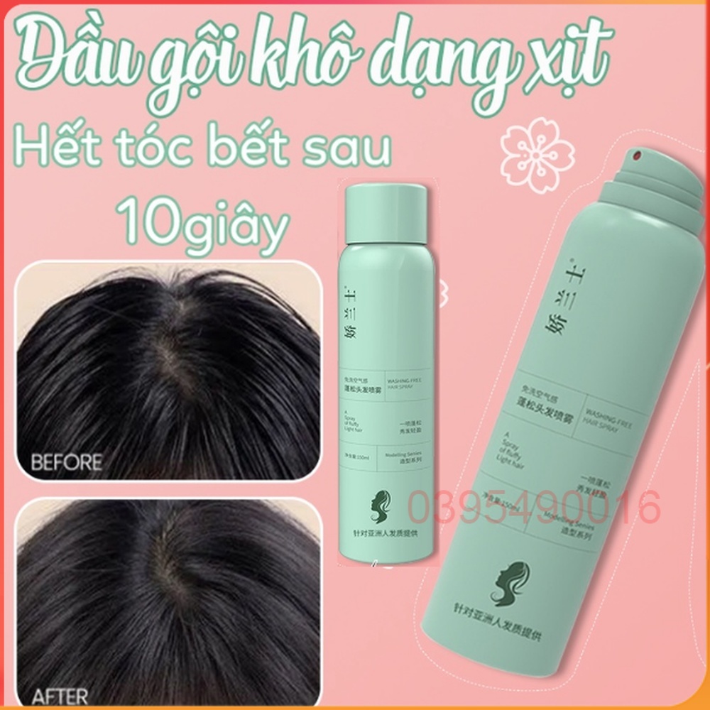 Chai xịt tóc Dầu Gội đầu khô thần tốc SPES 3 Tầng Hương 150ml là sự lựa chọn hoàn hảo cho những ai đang gặp vấn đề với tóc đầu khô. Hình ảnh đính kèm chắc chắn sẽ thuyết phục bạn muốn sở hữu một mái tóc khỏe mạnh và bóng mượt như ý.