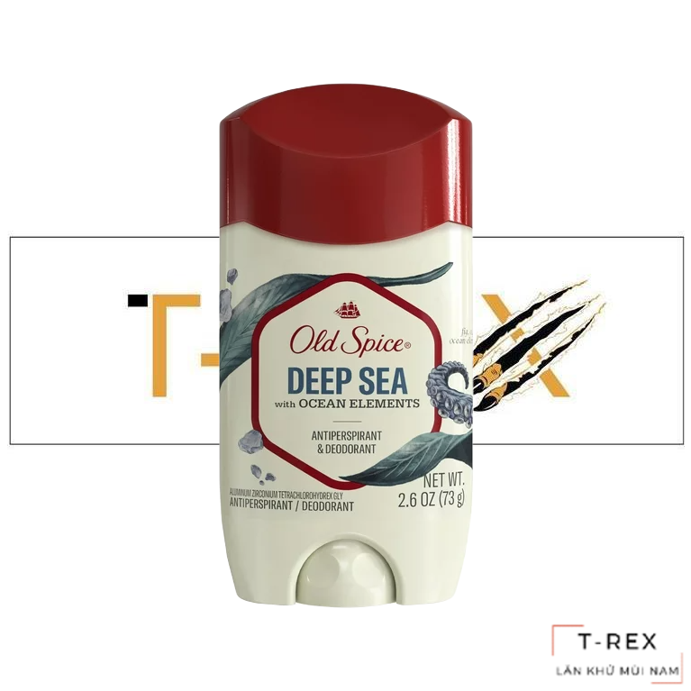 [HCM]Lăn Khử Mùi Old Spice Inspired By Nature Collection Deep Sea With Ocean Elements 73Gr (Sáp Trắng)