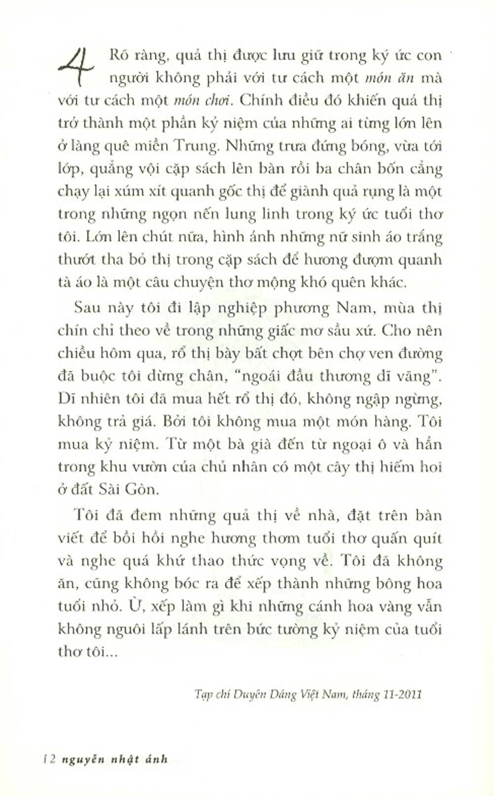 Sương Khói Quê Nhà (Tạp Văn)
