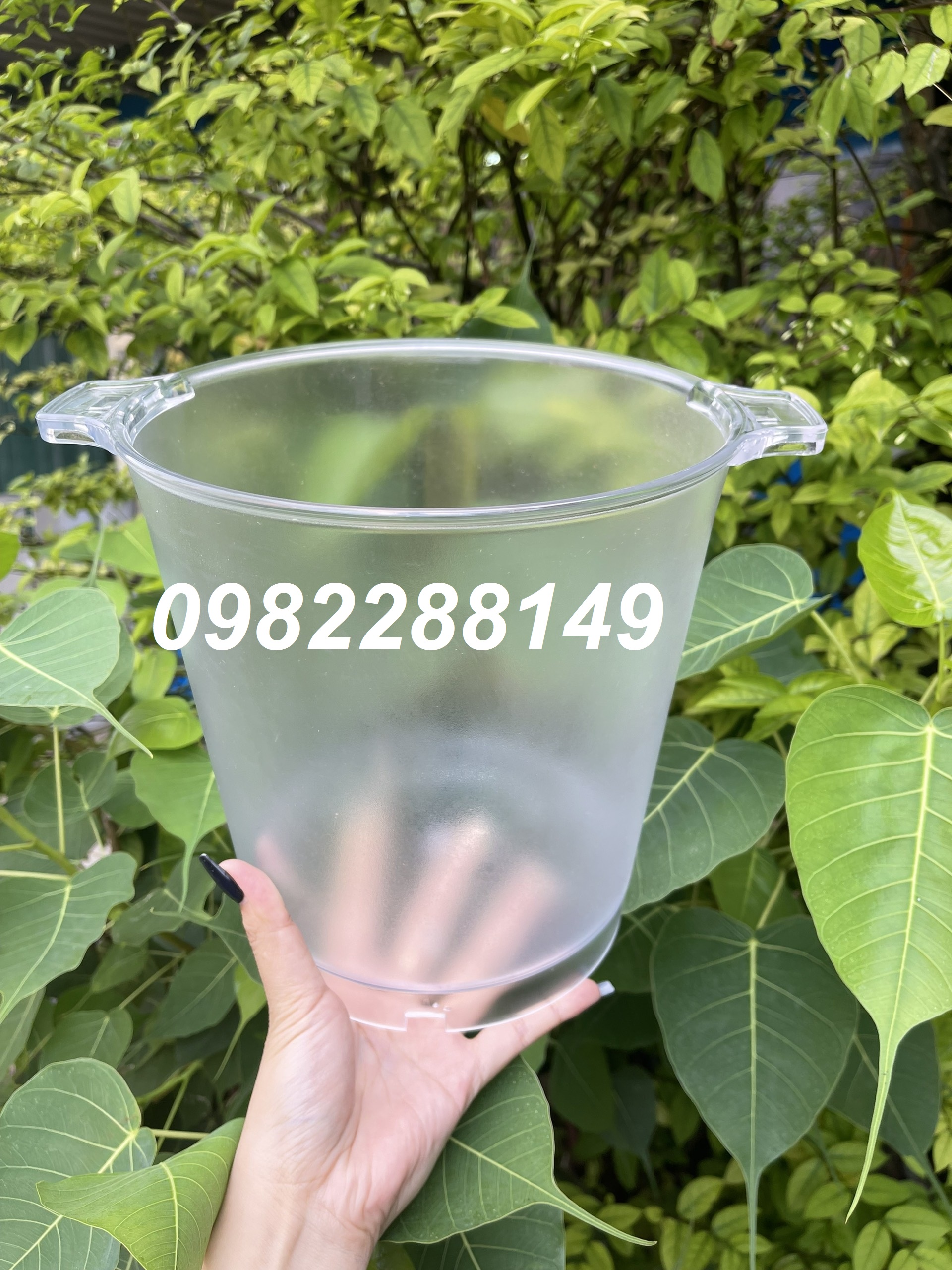 Xô mika ướp champagne, vang,đựng đá