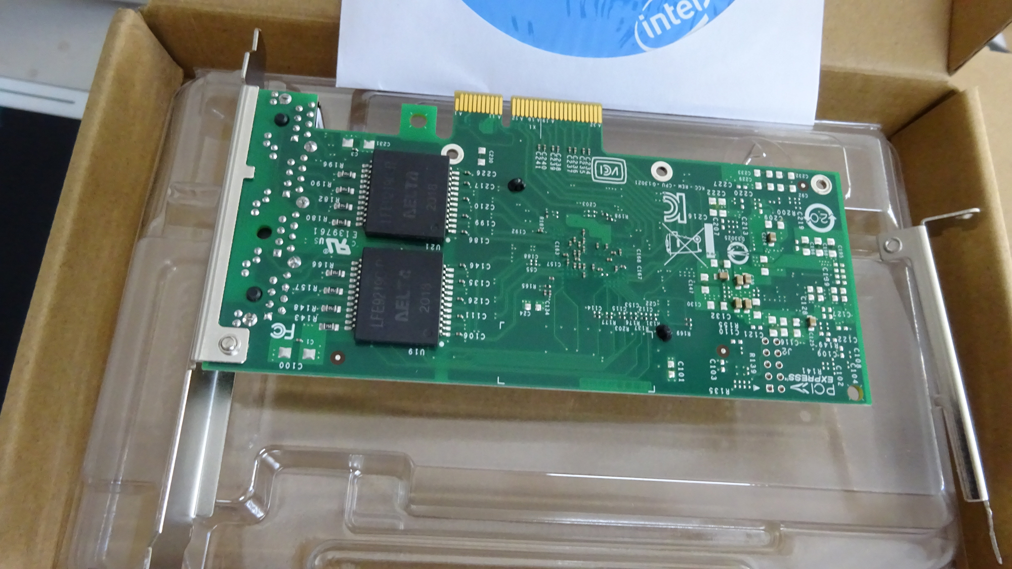 Card mạng Intel Ethernet Server Adapter I350-T4 V2 X4 I350T4V2 (0405)