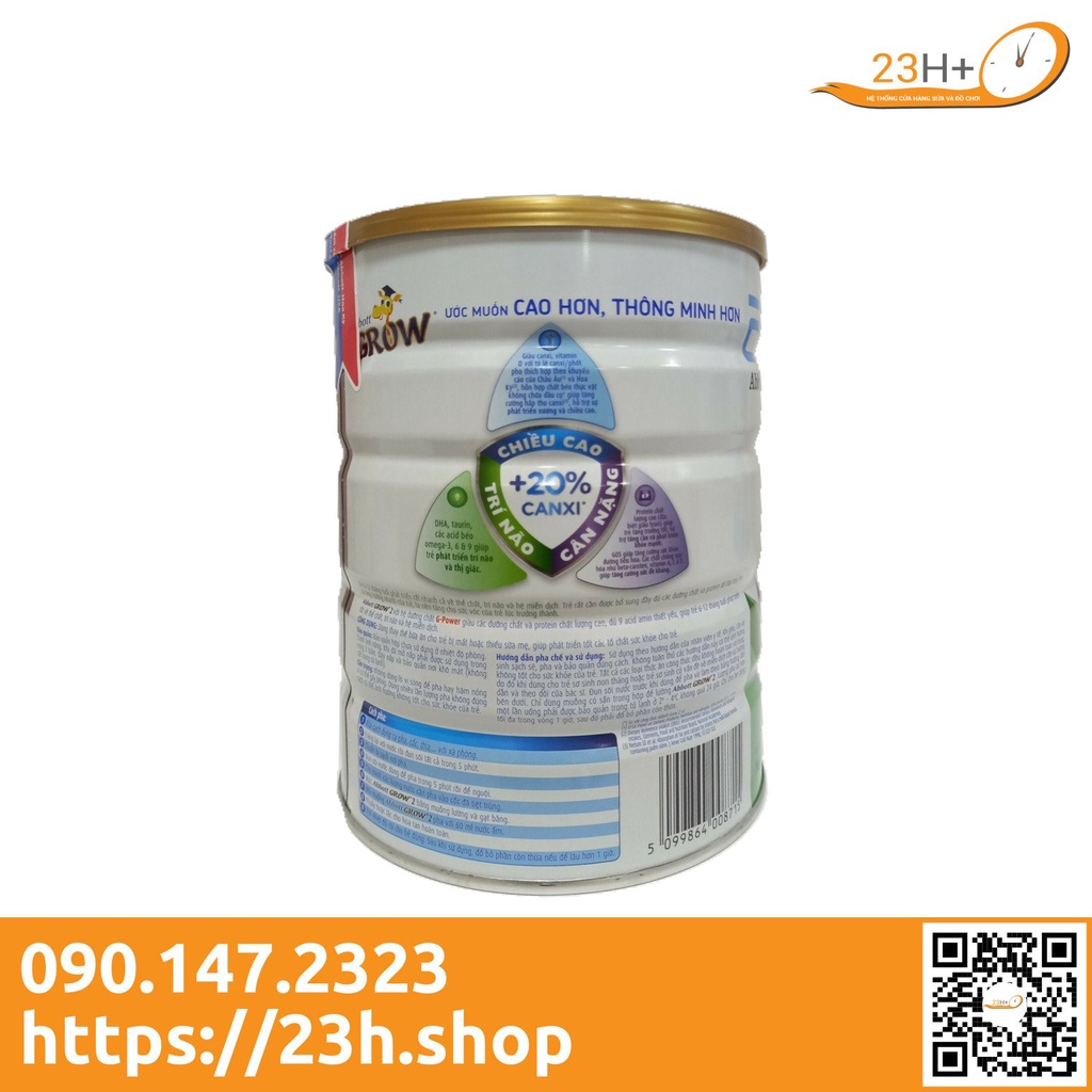 Sữa bột Abbott Grow 2 900g