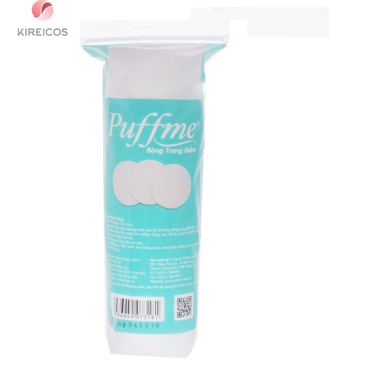 [HCM]Bông Tẩy Trang Tròn Puffme 80 Miếng