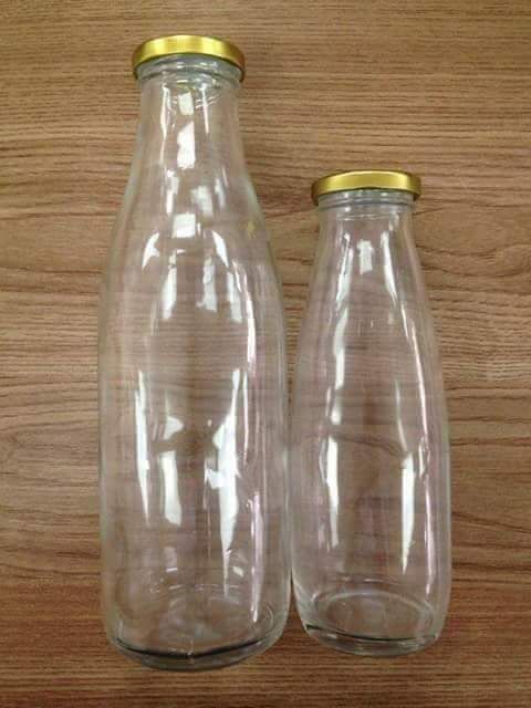 Bottle glass container milk 200ml to 1000ml