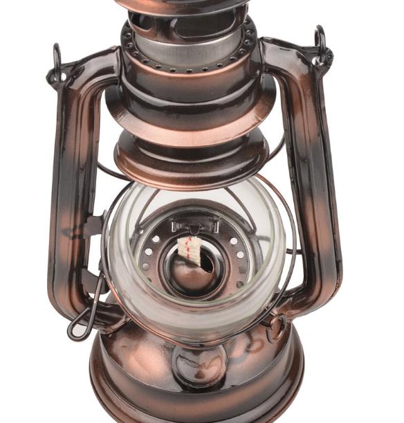 đèn dầu, đèn dầu đi bão giả cổ màu đồng