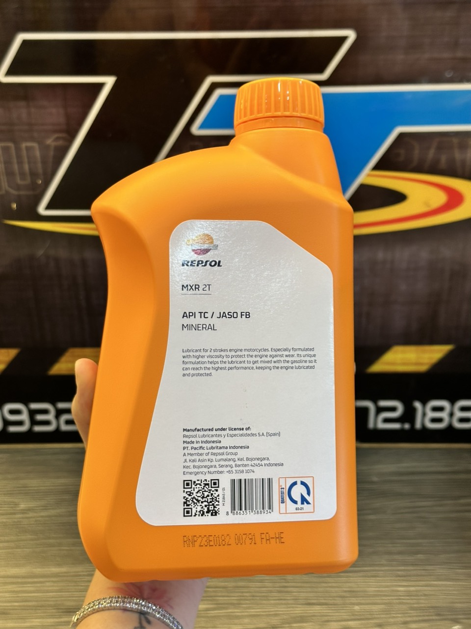 Nhớt Pha 2 Thì Repsol (Cam)