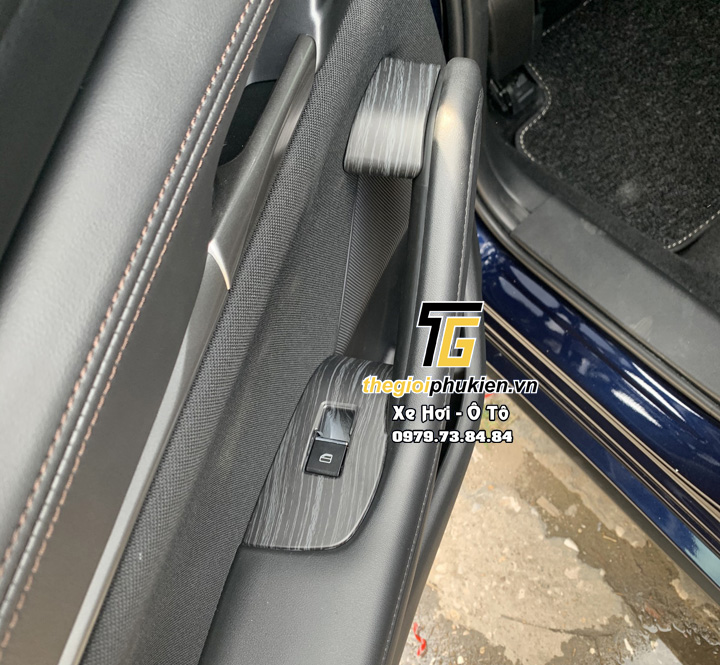 Ốp nội thất vân gỗ cho Mazda 3 2020 Cao cấp