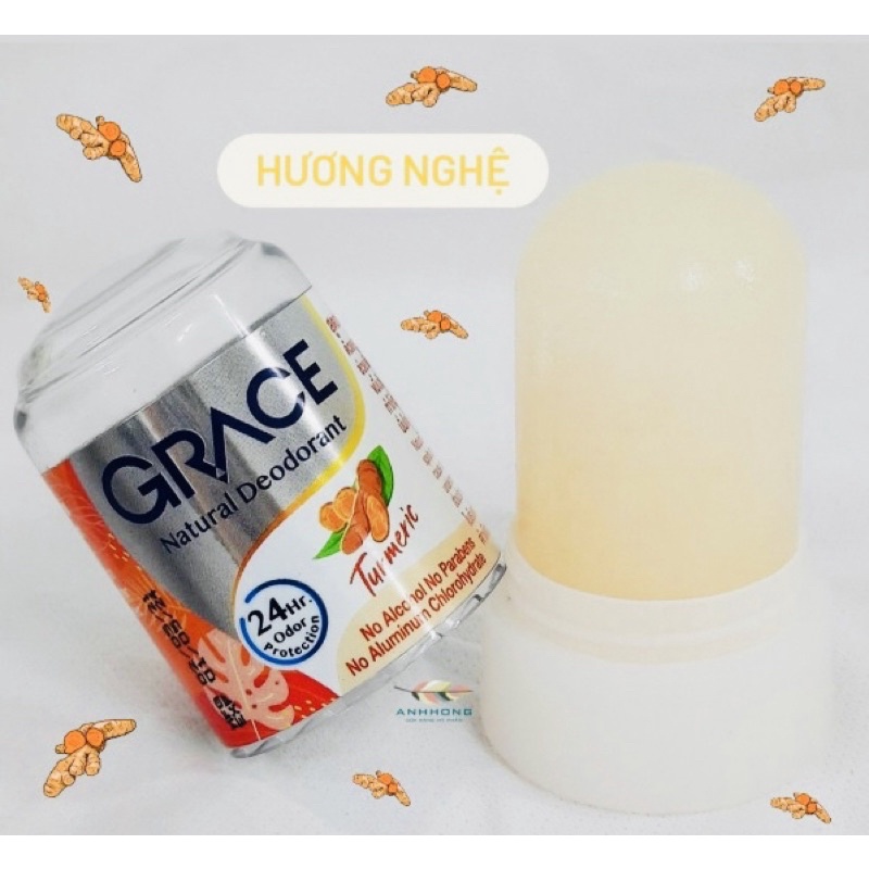 Lăn khử mùi đá khoáng Grace thái lan 50gam