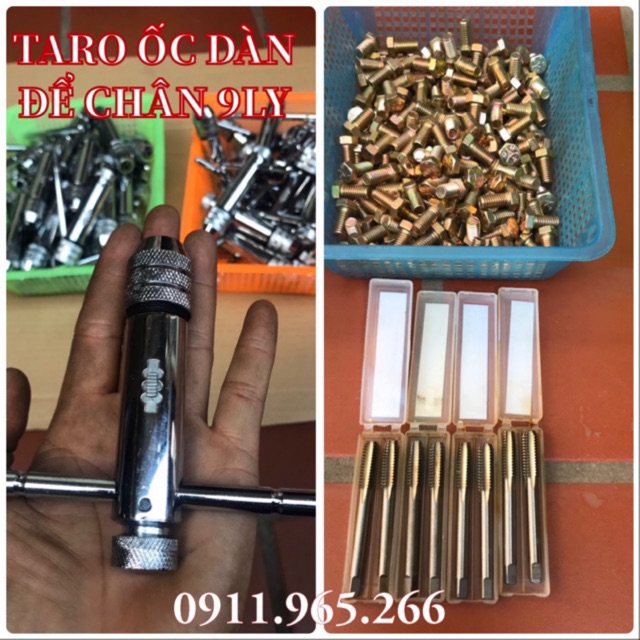 Ốc dàn để chân 9ly số lượng 20 ốc 9ly
