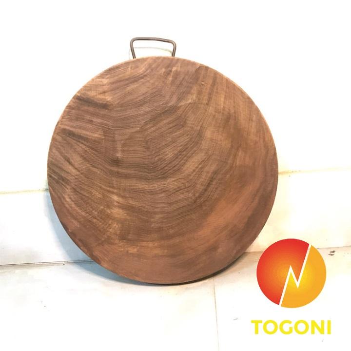 Thớt gỗ nghiến cao cấp Togoni D29cm dày 4cm