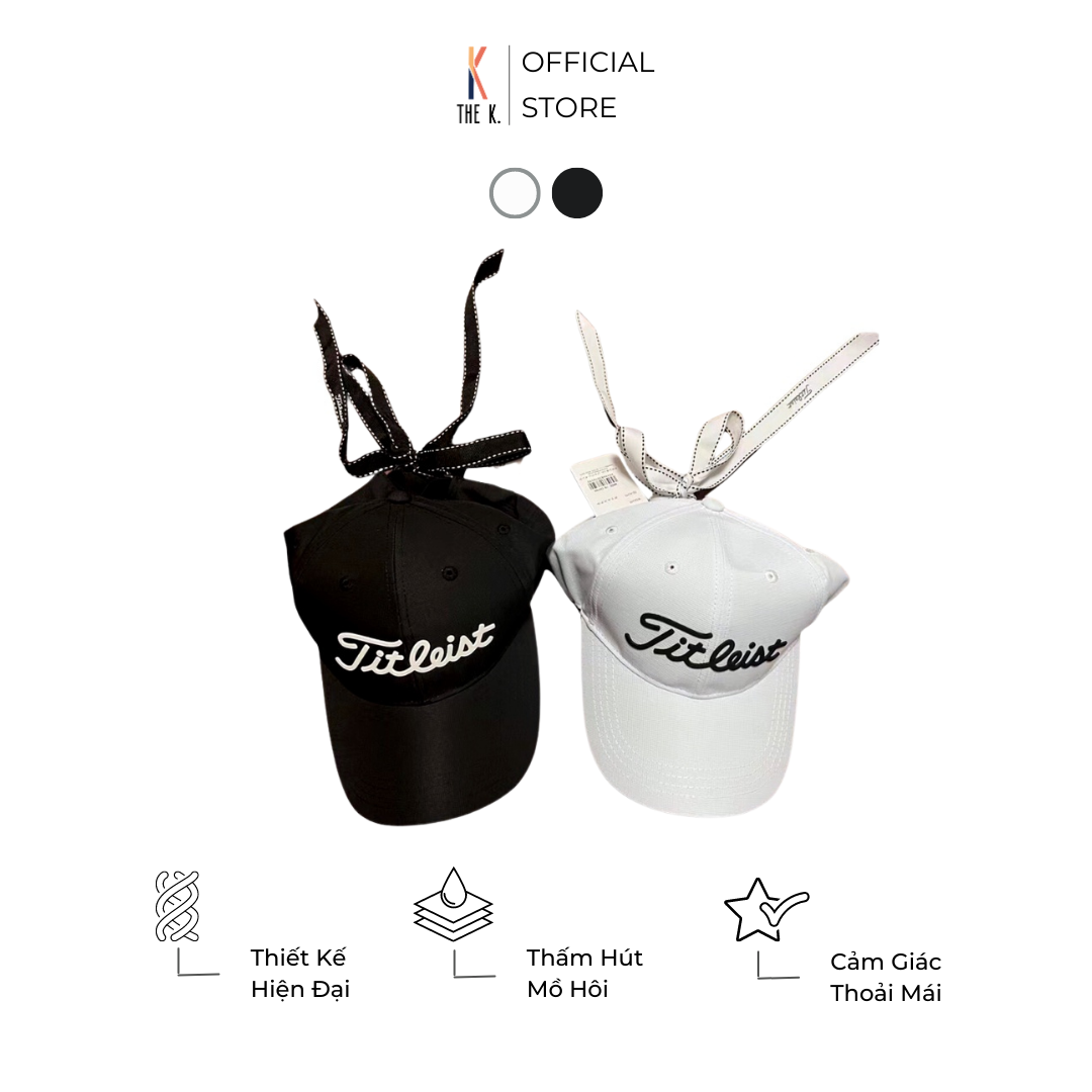 Mũ Golf Thắt Dây Phía Sau Chữ Nổi - Hat
