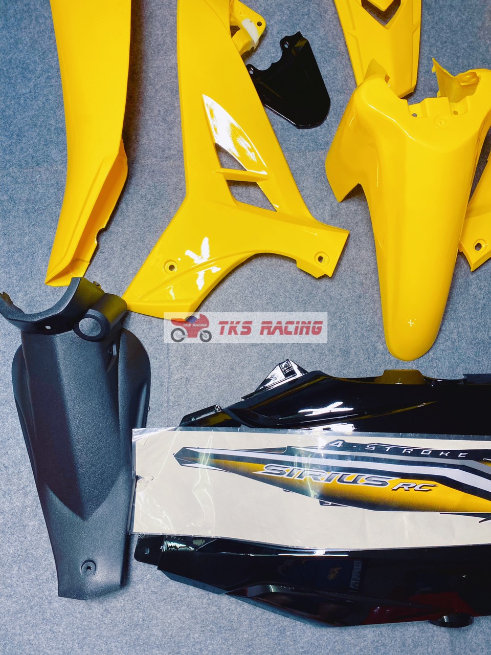 dàn áo sirius vàng đen kèm ốc tặng tem 3 lớp