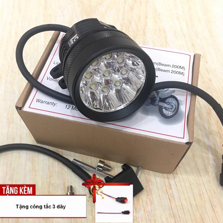 Bóng Đèn trợ sáng L9X Loại tốt thích hợp mọi loại xe  - TẶNG KÈM CÔNG TẮC CHUYỂN ĐỔI