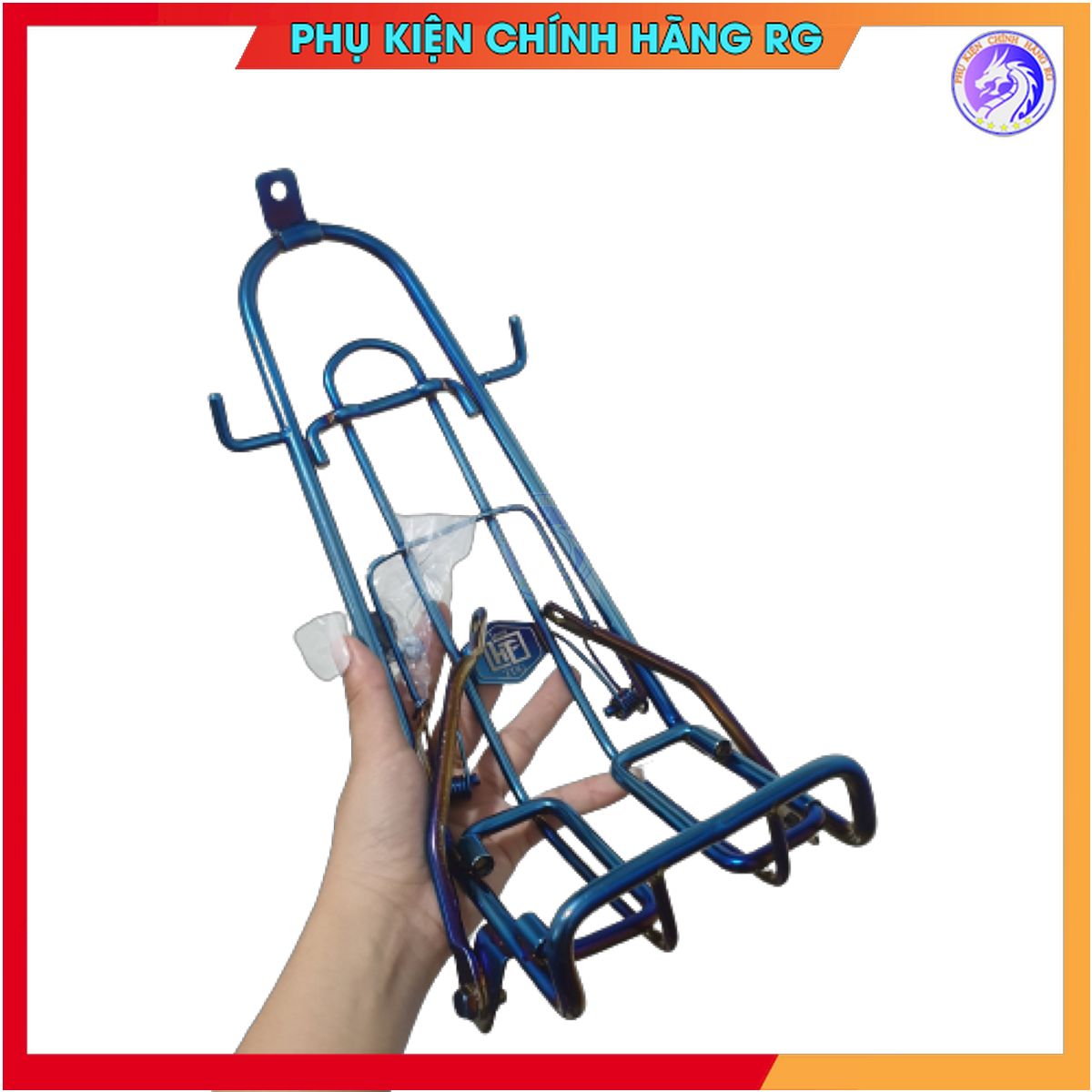 Baga giữa xe máy sirius Fi inox 10 li xi màu