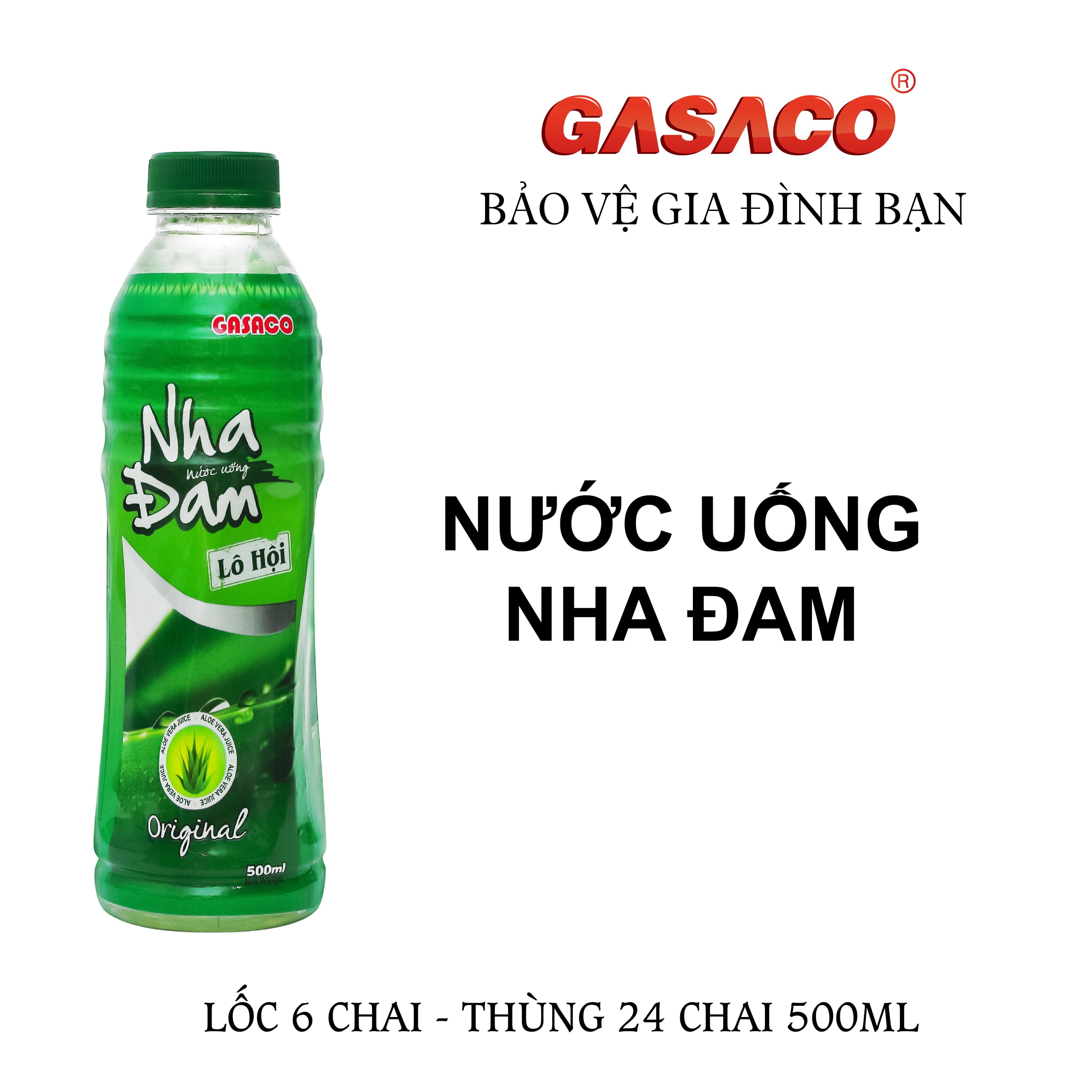 Thùng Nha đam Gasaco 500ml