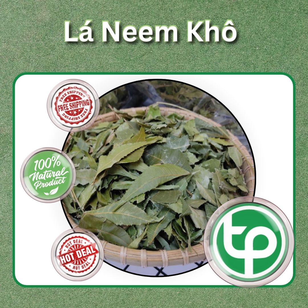 Lá neem Ấn Độ khô 1kg - Tấn Phát