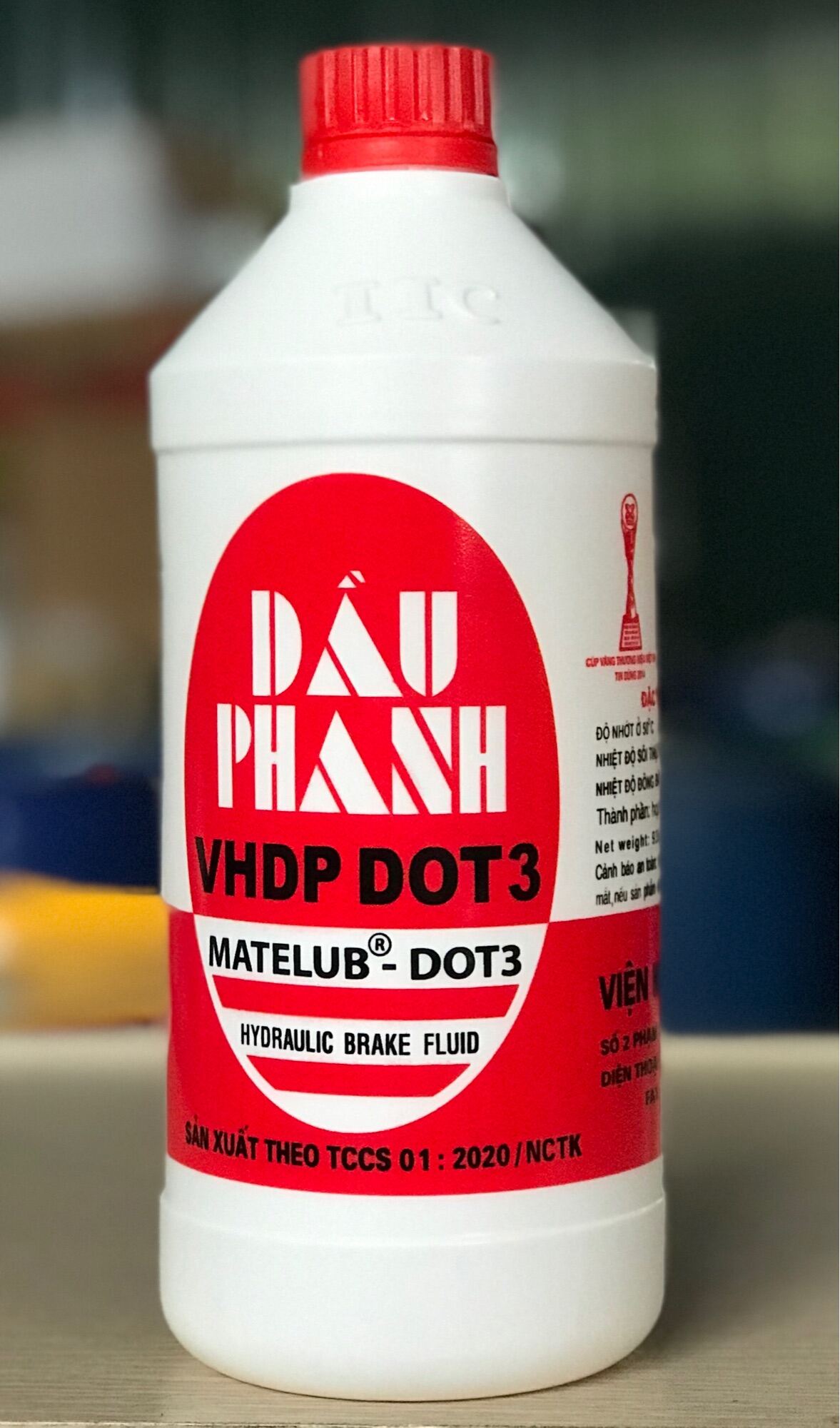 Dầu Phanh - Dầu Thắng Ô Tô - Xe Máy DOT 3 VHDP (DOT 3 VH 3-2 MEKONG) 1kg
