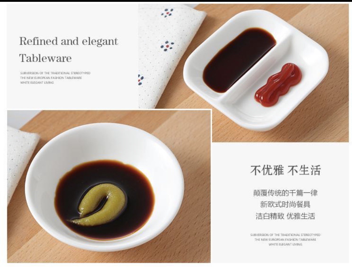 (ẢNH THẬT) Chén Chấm, Đĩa Chấm, Dĩa Tương Các Loại