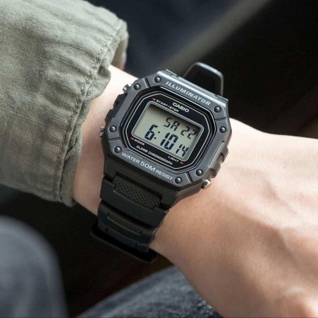 Đồng hồ Casio Nam W-218H-1A chính hãng giá rẻ - Bảo hành 1 năm - Pin trọn đời