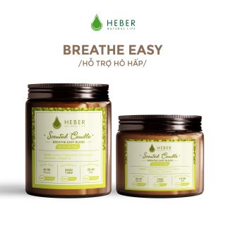 Nến Thơm Hỗ Trợ Hô Hấp - Breathe Easy Scented Candle Heber Natural Life thumbnail