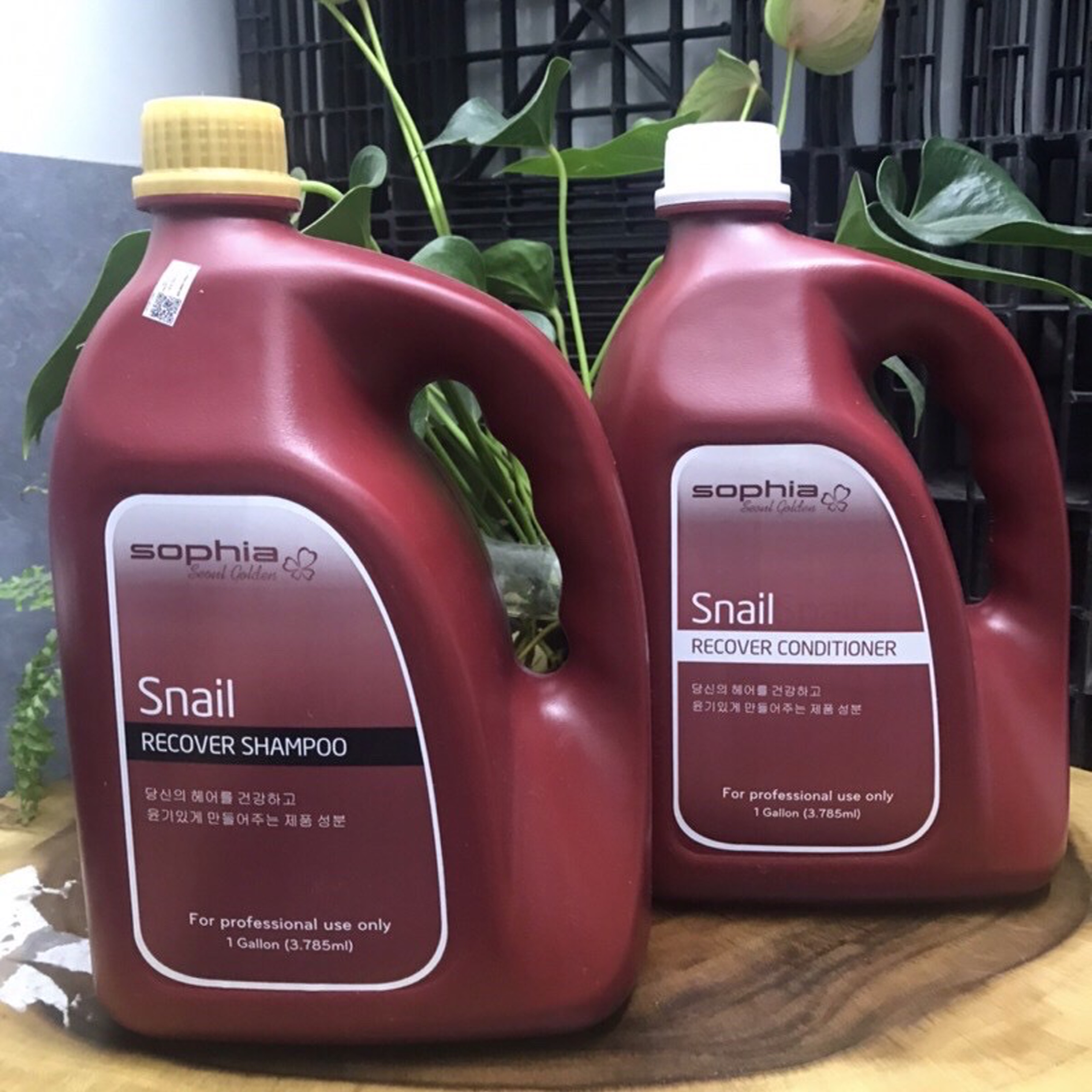 [HCM]DẦU GỘI - XẢ PHỤC HỒI TÓC SNAIL SOPHIA PROFESSIONAL 3785mlx2