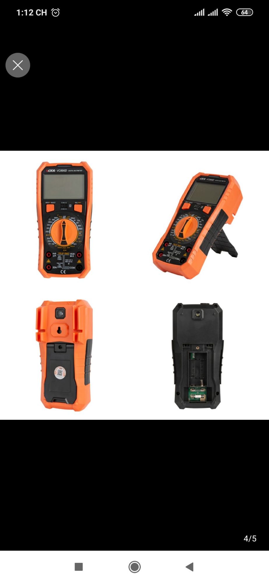 Đồng hồ số vạn năng VICTOR VC-890D
