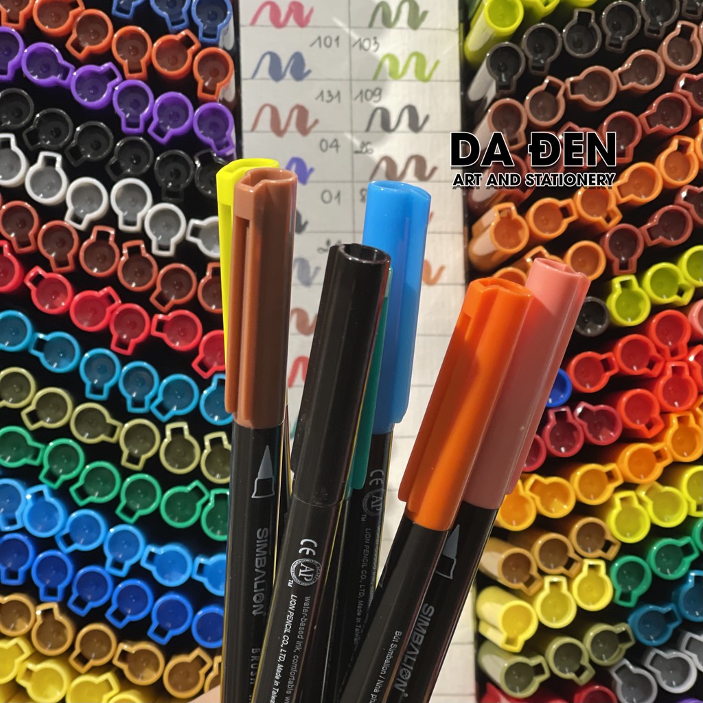 [HCM]P1-Bút Cọ 2 Đầu Simbalion Dual Brush Pen