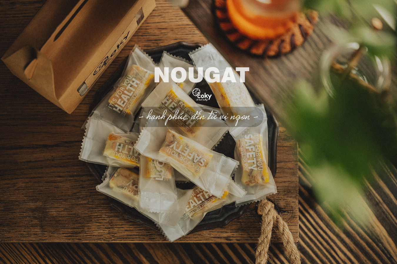 Kẹo Nougat hạnh phúc