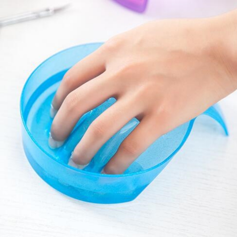 Plastic nail dipping bowl