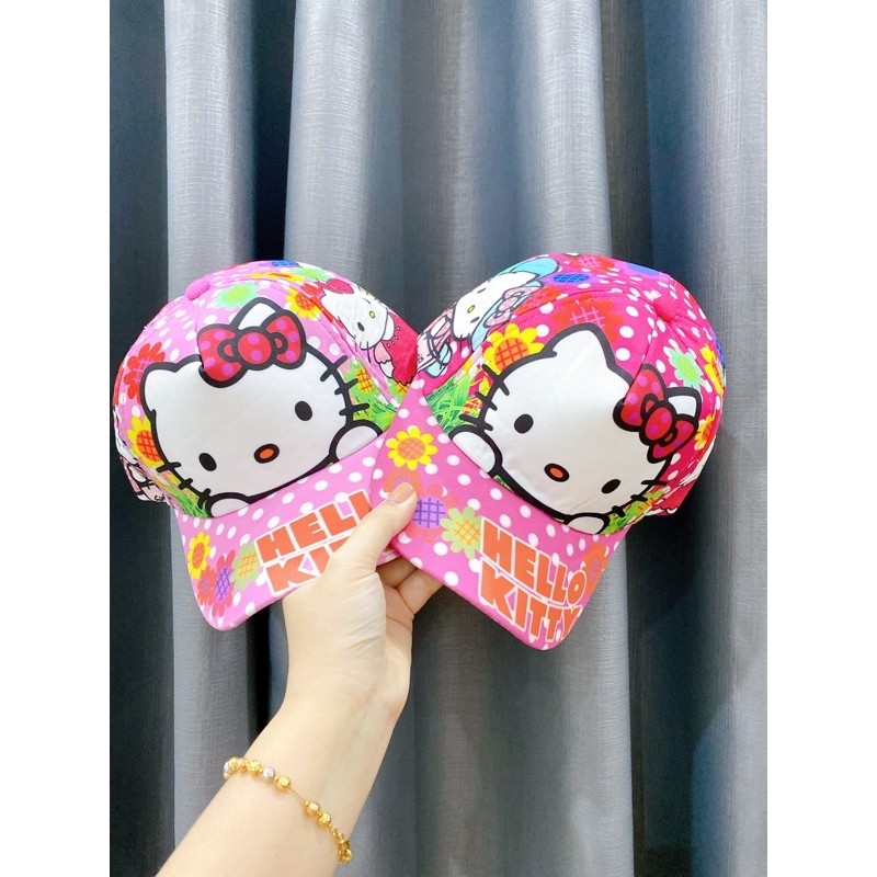 FREESHIP - MẪU MỚI - MŨ HELLO KITTY BÉ GÁI. XMHP
