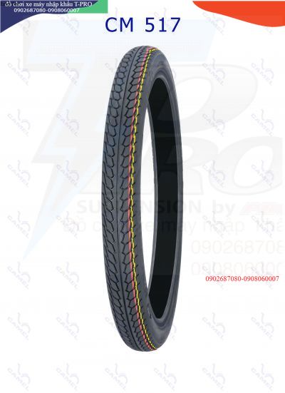 Vỏ lốp camel thailank gai 517 - 518 60/100 & 70/100 - 17 inches camel- tire