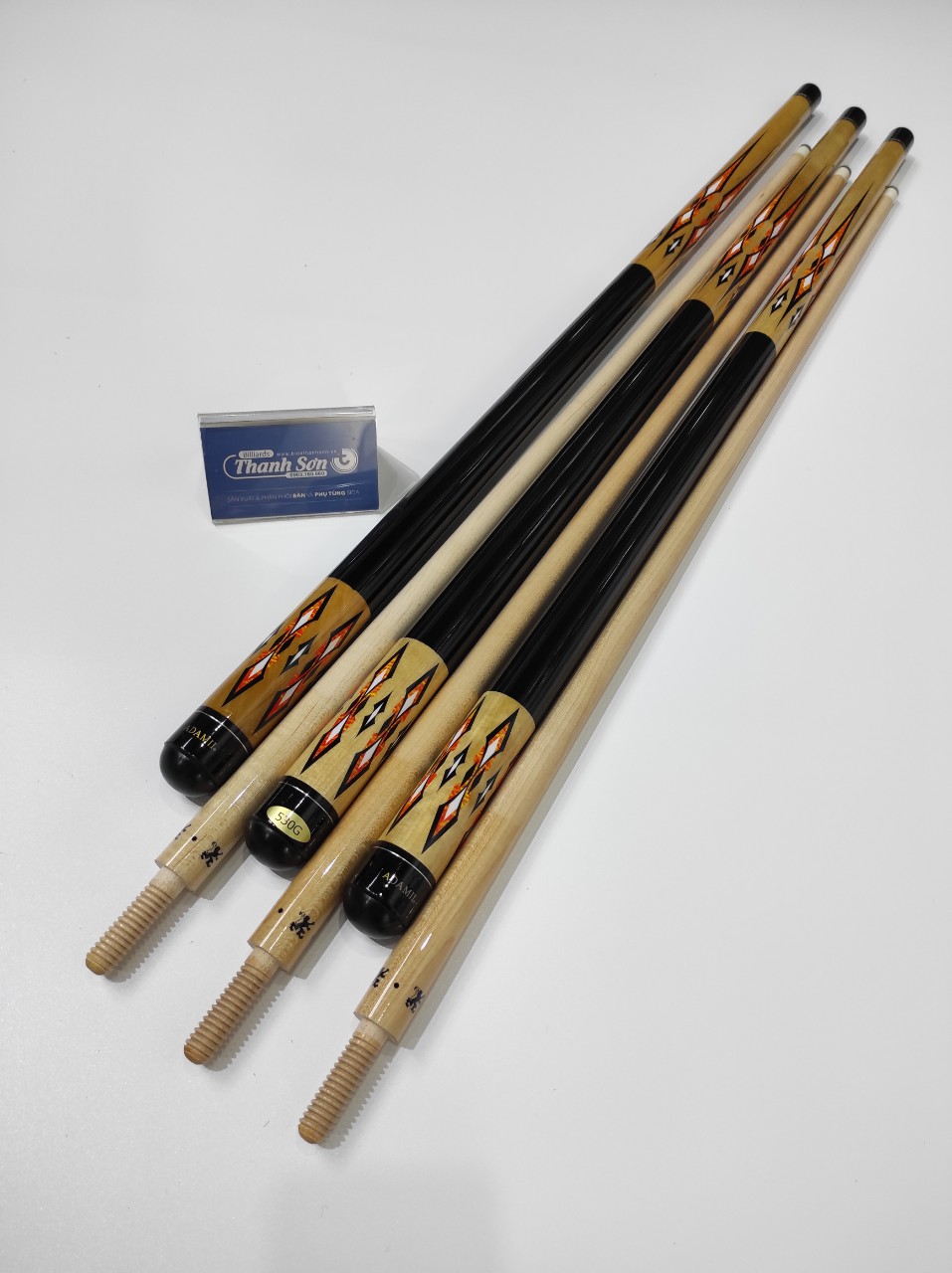 Cơ Bida 3 Băng ADAM II - Ren Gỗ ( 500gr - 540gr)