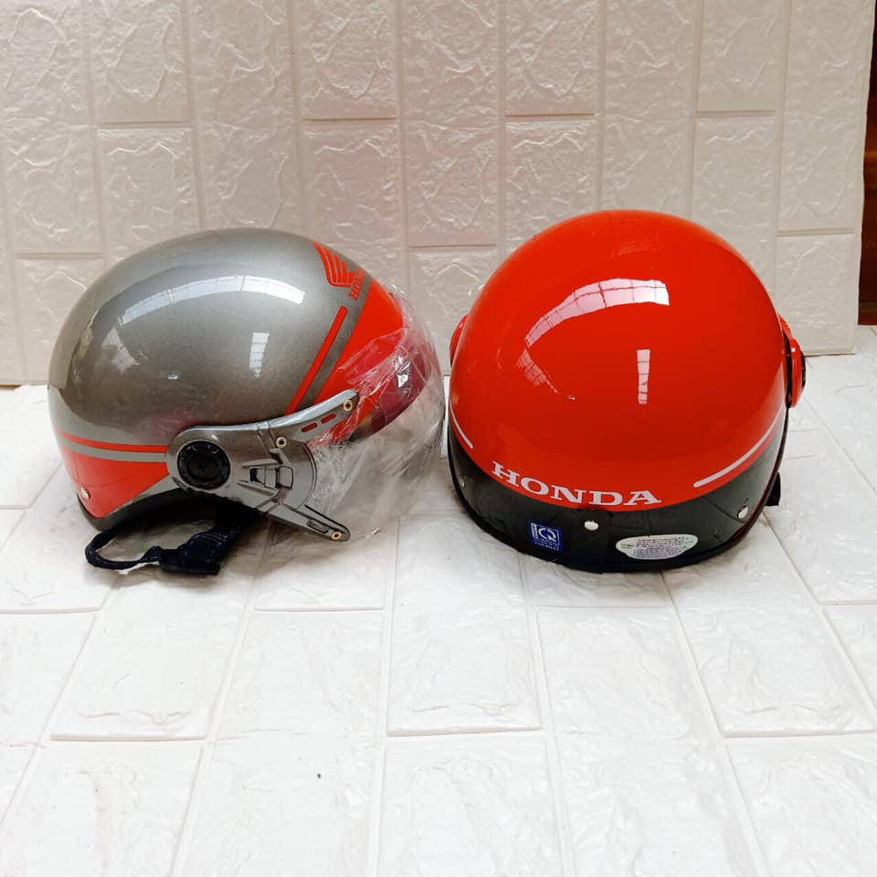 nón bảo hiểm son thời trang 1/2 đầu chắc chắn siêu bền siêu xinh. mũ bảo hiểm có kính chắn bảo vệ mắt